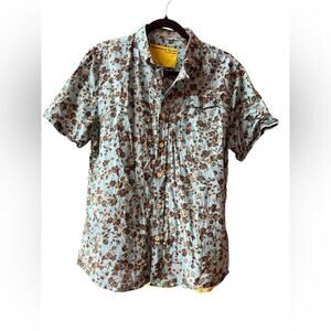 Descendant Of Thieves Short Sleeve Button Down Shirt Men's Size L